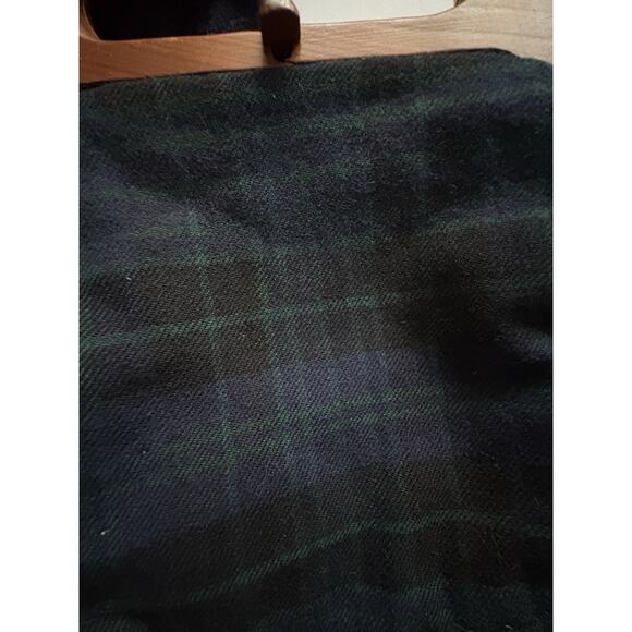 VTG Triminghams Bermuda Clutch Duo: Wood Handle, Wool Tartan Preppy Holiday Gift - Picture 6 of 12